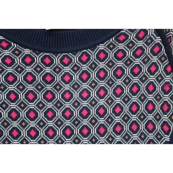 Juicy Couture Short Sleeve Diamond Print Sweater Dress-Size Large-Short - Picture 3 of 9